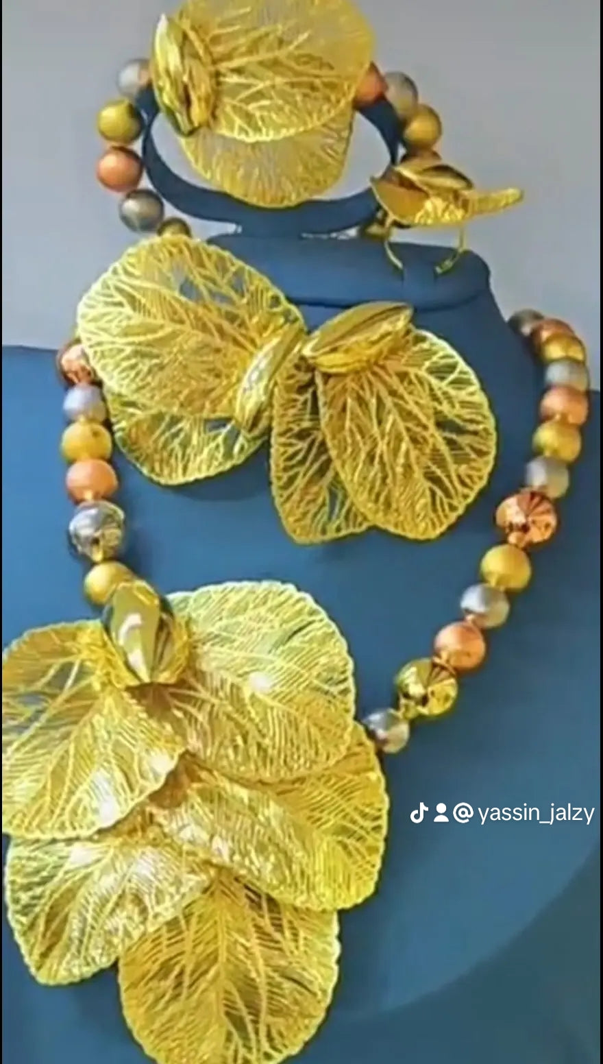18k Gold plated necklace set