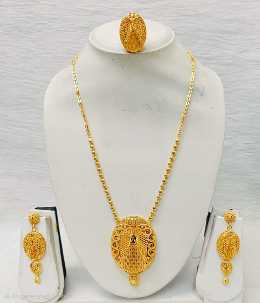 Simply and elegant Arabic design jewelry set