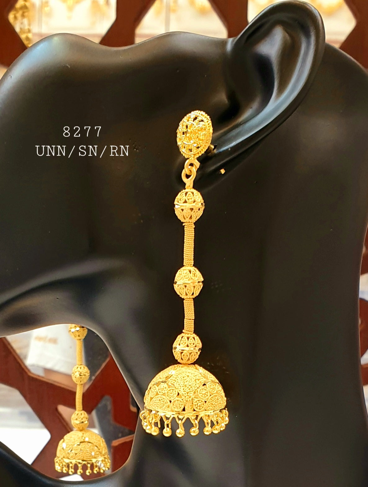 Earrings gold plated