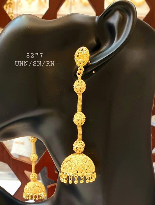 Earrings gold plated