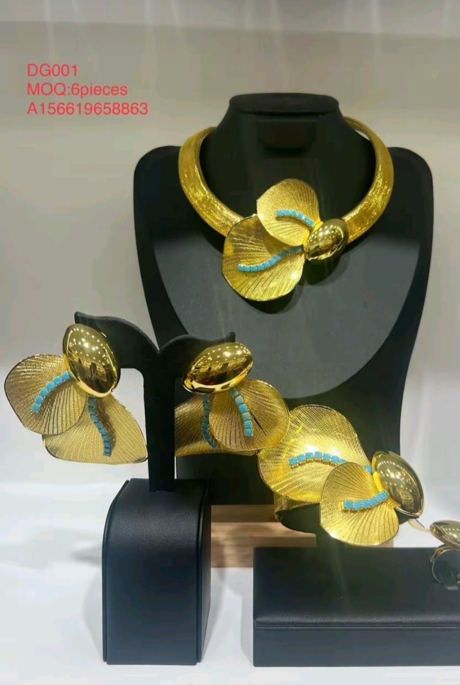 18k Gold plated necklace set