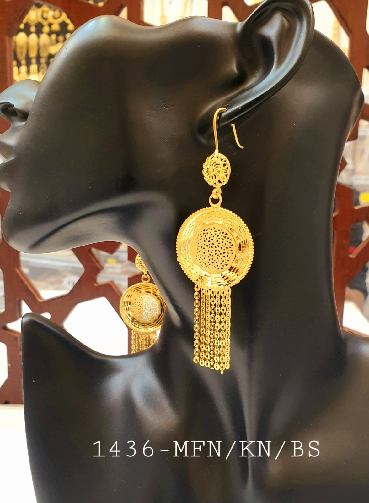 Earrings gold plated