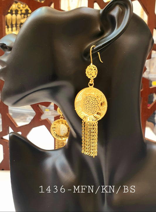 Earrings gold plated