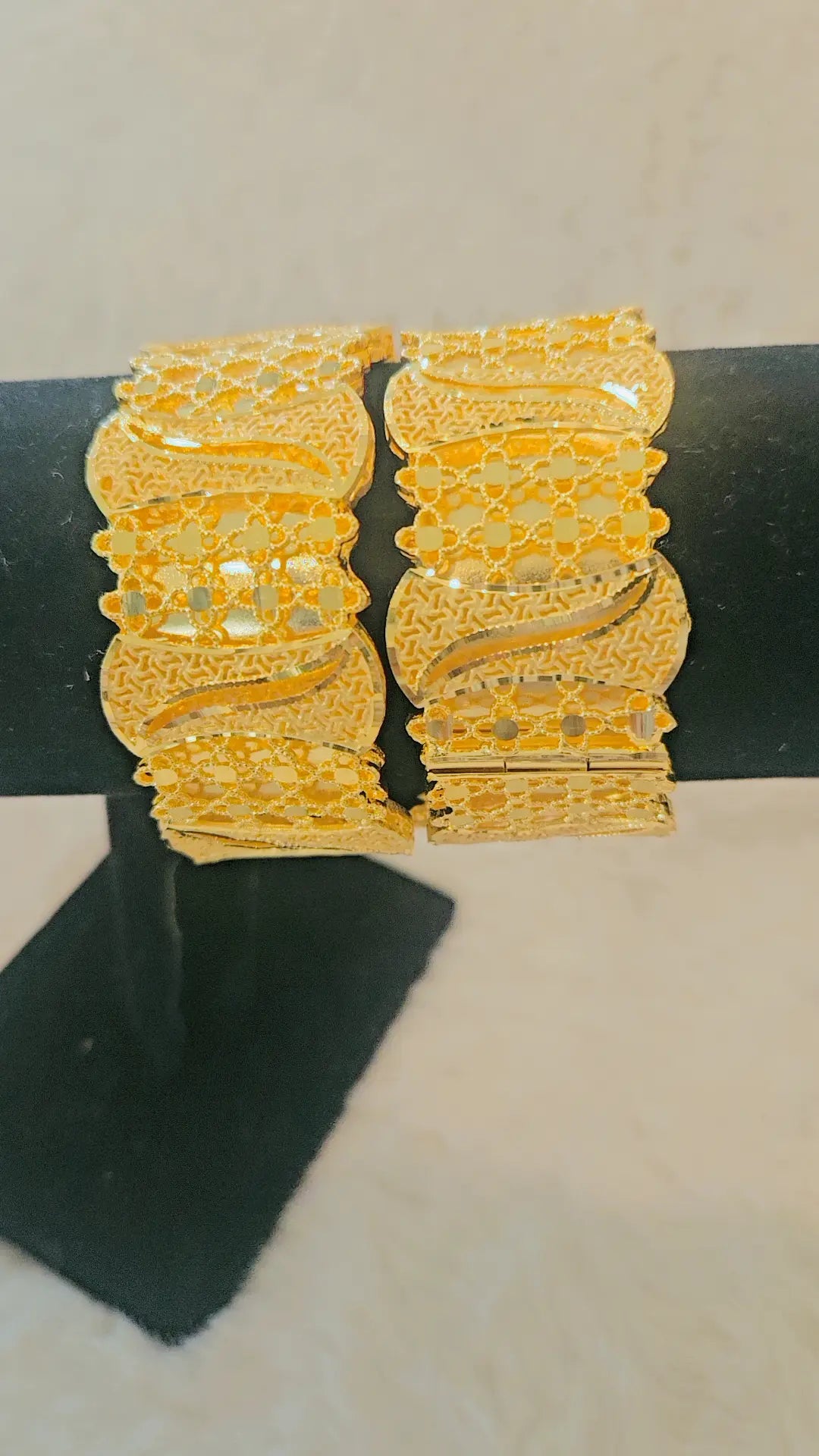 Gold plated bangles #2
