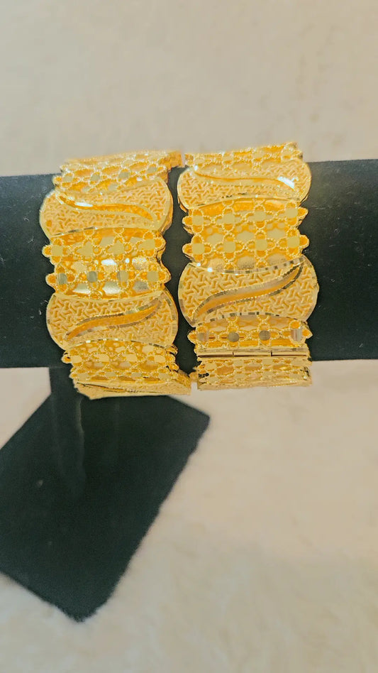 Gold plated bangles #2