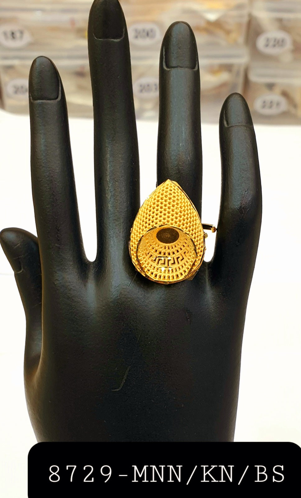 Ring gold plated jewelry